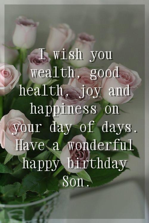 happy birthday wishes in hindi for son